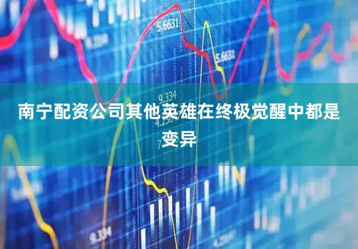 南宁配资公司其他英雄在终极觉醒中都是变异