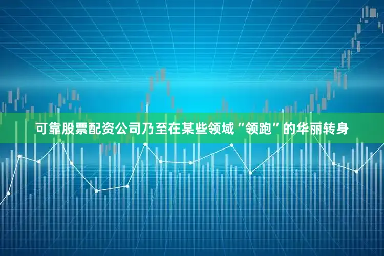 可靠股票配资公司乃至在某些领域“领跑”的华丽转身