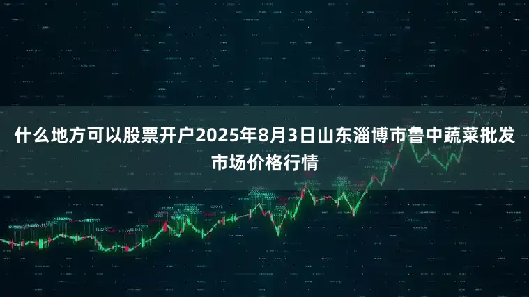 什么地方可以股票开户2025年8月3日山东淄博市鲁中蔬菜批发市场价格行情