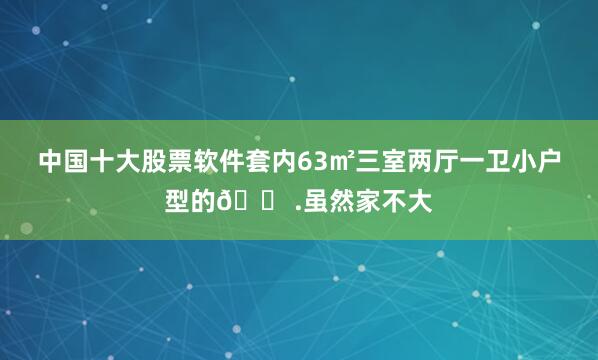 中国十大股票软件套内63㎡三室两厅一卫小户型的🏠.虽然家不大